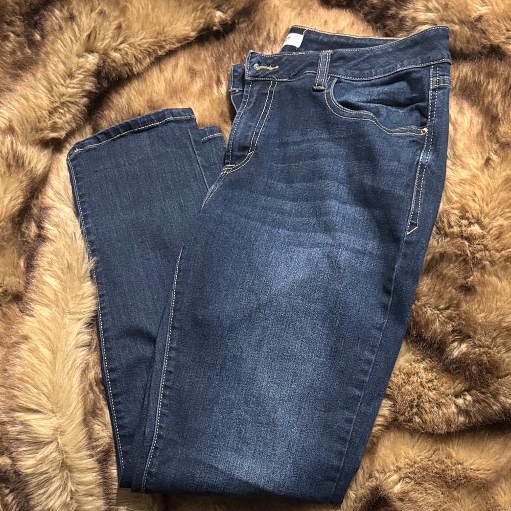 Kensie Dark Blue Straight Leg Jeans